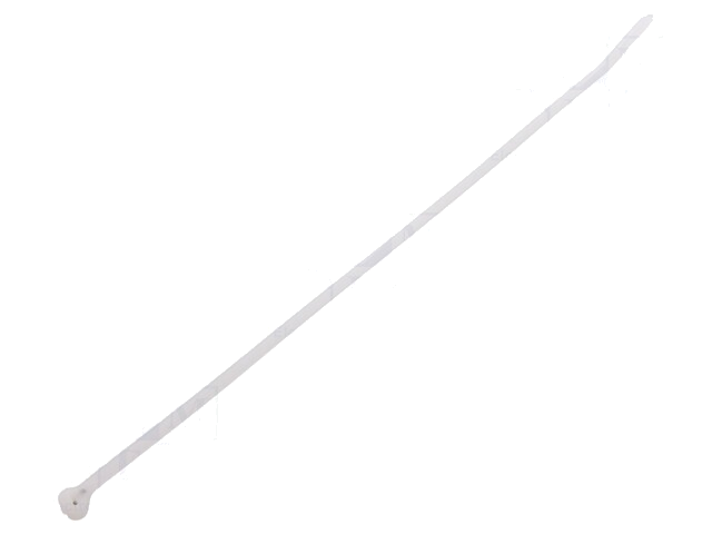 Kabelbinder; L: 140mm; W: 3,6mm; polyamide; 180N; natuurlijk Kabelbinder; L: 140mm; W: 3,6mm; polyamide; 180N; natuurlijk